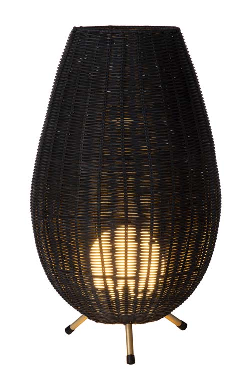 Lampe de table - noir - Ø30cm - G9 - 3W