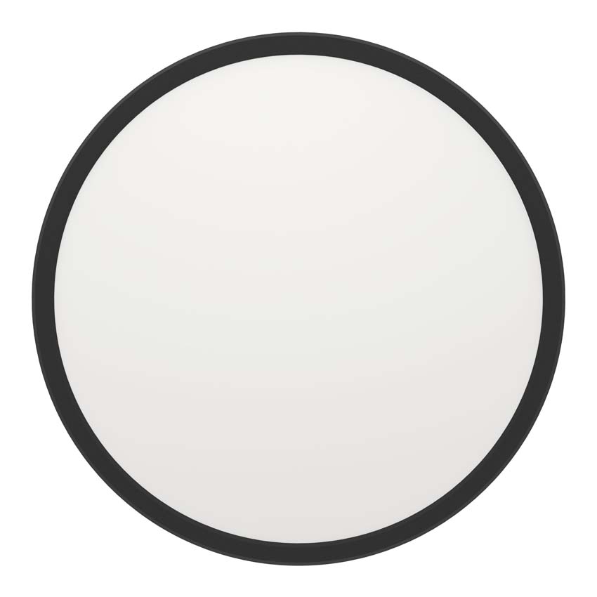 Plafonnier - Noir - Ø30cm - LED Dim. - CCT - 1x14W 2700-6500K - IP44