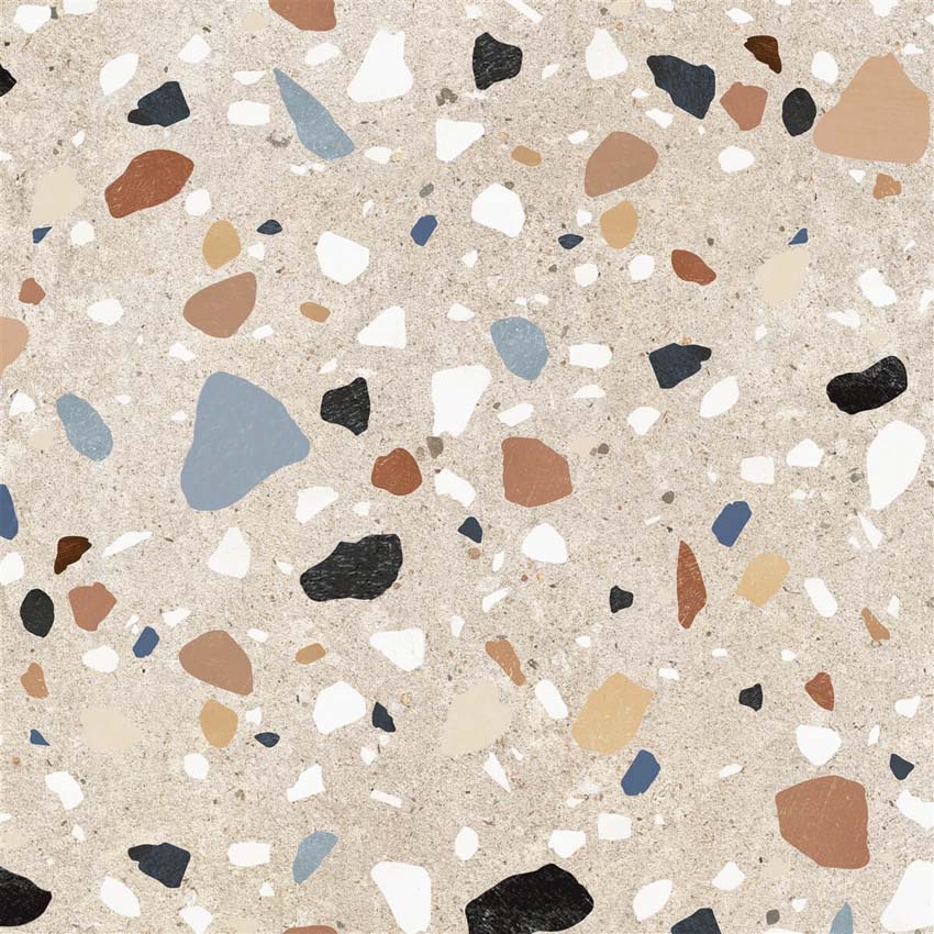 Carrelage de sol et mural Amigos terrazzo 60x60cm