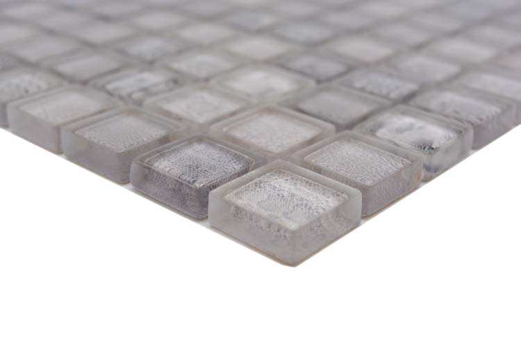 Mosaïque Crystal Wildlife blanc brillant 29,8x29,8cm