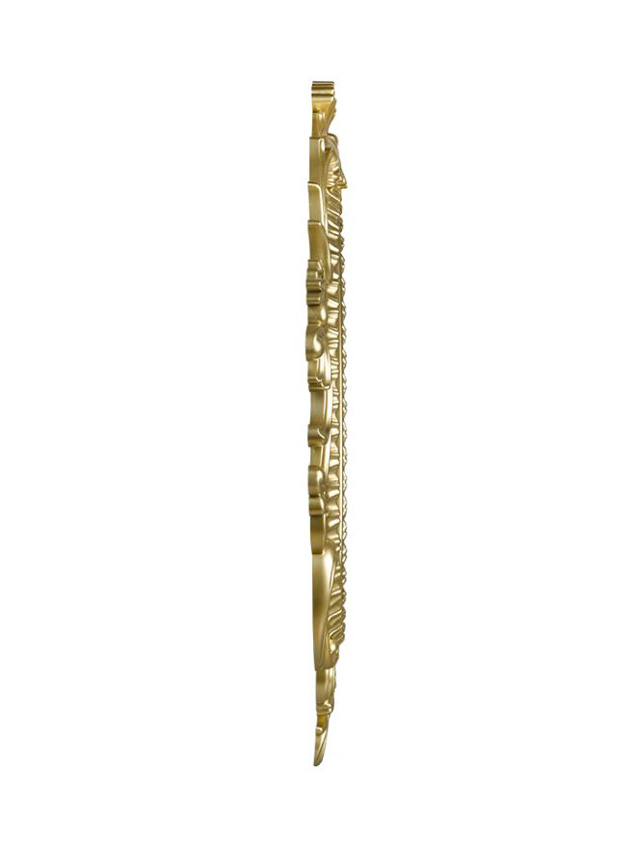 Spiegel rond barok goud 73x44,5cm