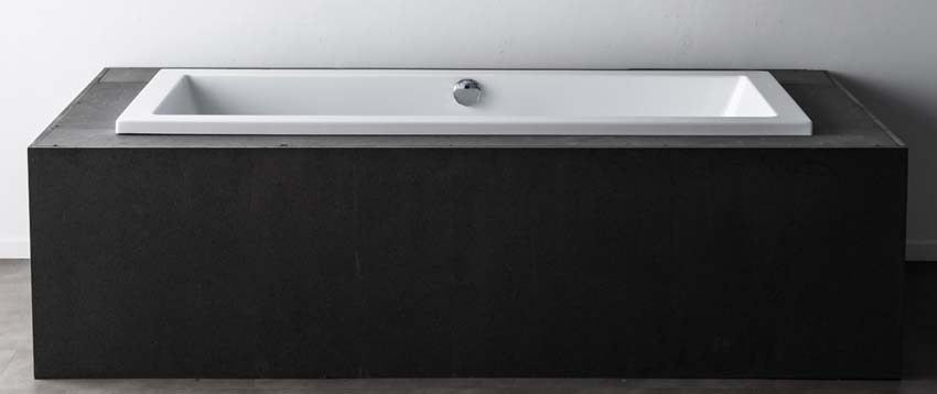 Baignoire encastrable Harper blanc brillant 180x80cm