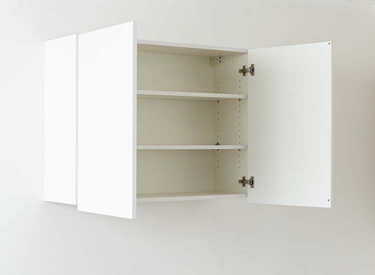 Armoire de cuisine Plenti armoire suspendue blanche 100x78cm