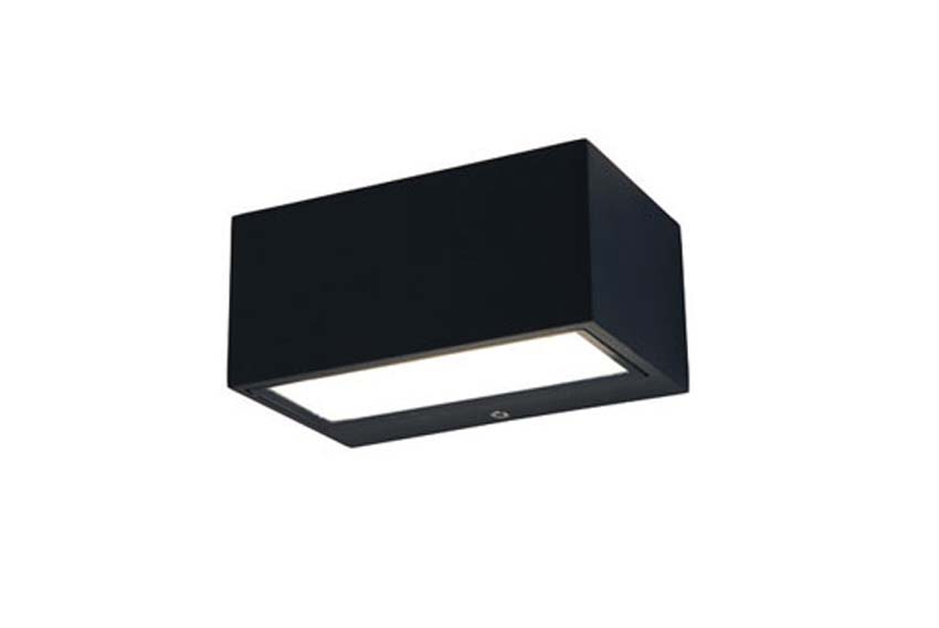 Applique murale d'extérieur Alexander - noir - 8.8W - 3000K - IP54