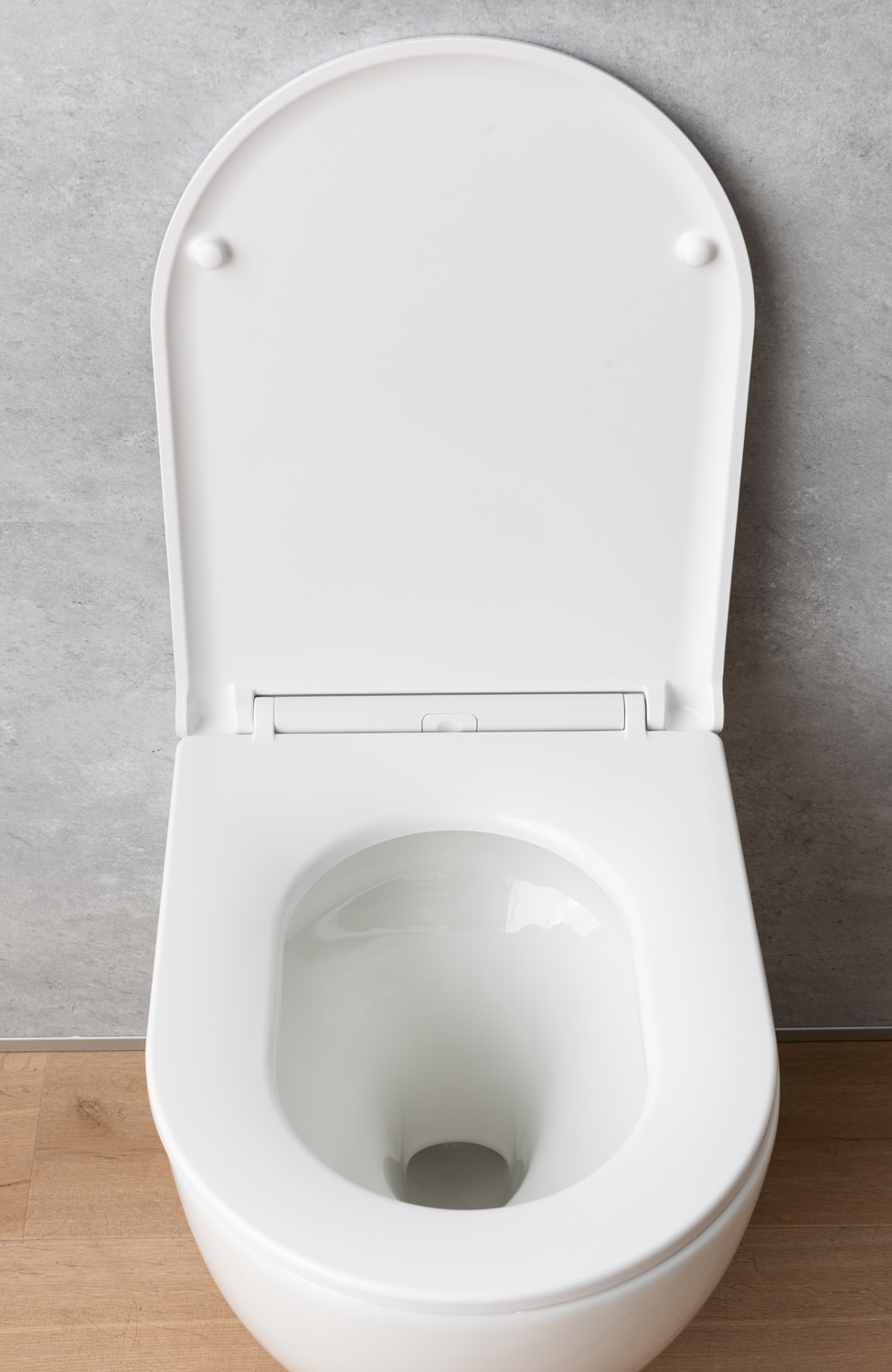 Hangtoilet Linus rimless tornado flush glanzend wit inclusief WC-bril