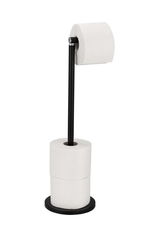 Porte-rouleau Wenko wc 2-en-1 noir mat