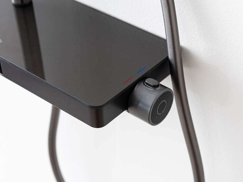 Bad- en doucheset Hudson thermostatisch gunmetal