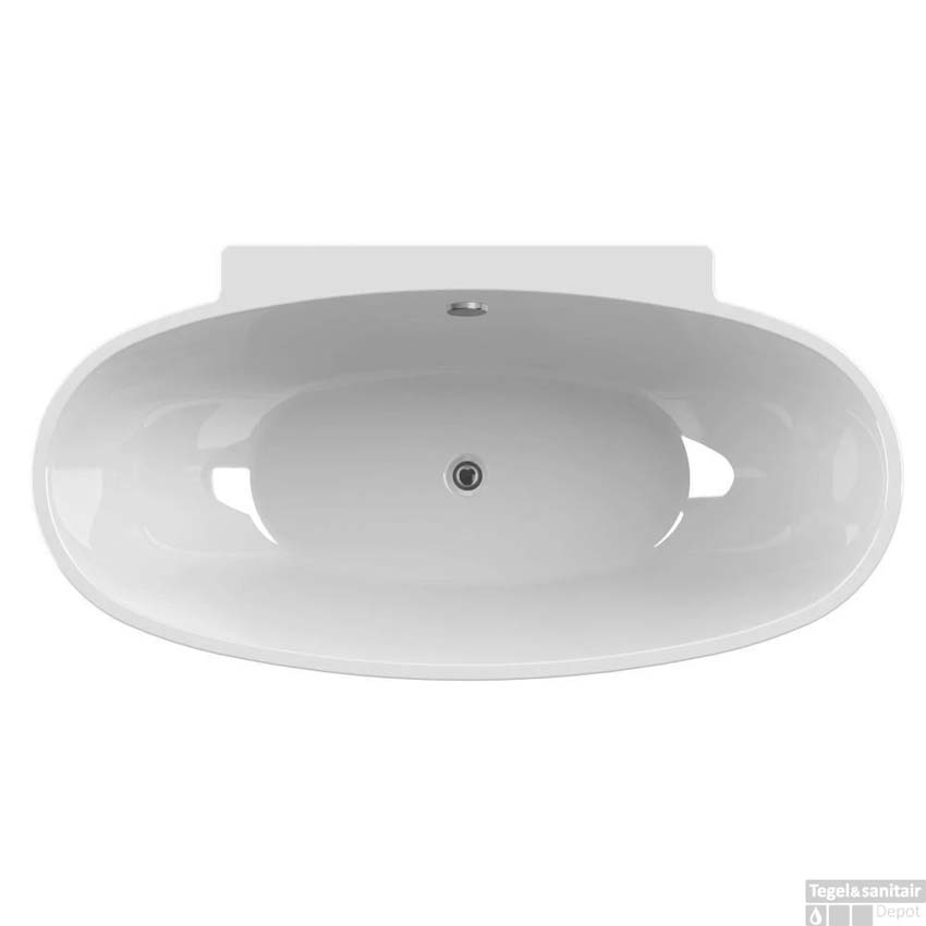 Vrijstaand bad Allibert Agata glanzend wit 165x80cm