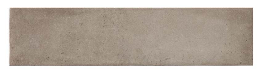 Carrelage de sol et mural Medina taupe brillant 6x25cm