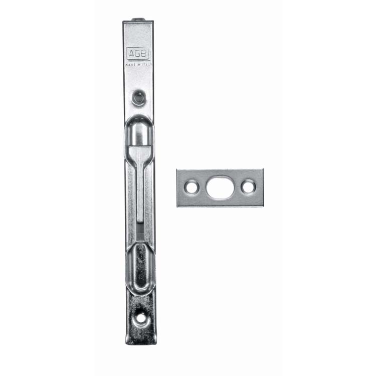 Serrure AGB glissière de bord nickelé