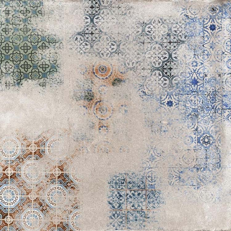 Vloer- en wandtegel Matrix patroontegel multicolor 60x60cm