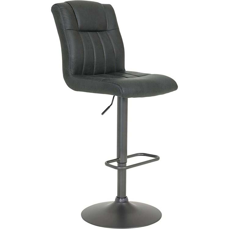 Chaise de bar Kelly anthracite