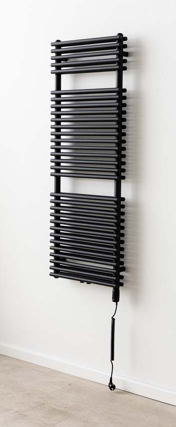 Radiateur electrique Doby 140x50cm double noir 1169W