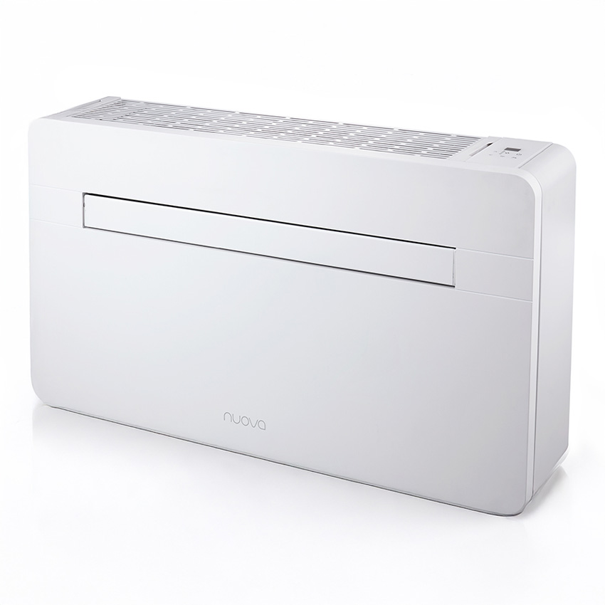 Climatiseur monobloc 14000BTU blanc avec fonction refroidissement et chauffage
