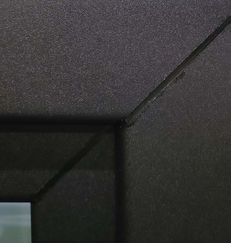 1 VL draaikiepraam pvc budget Stabilotec zwart/zwart mat glas rechts MW