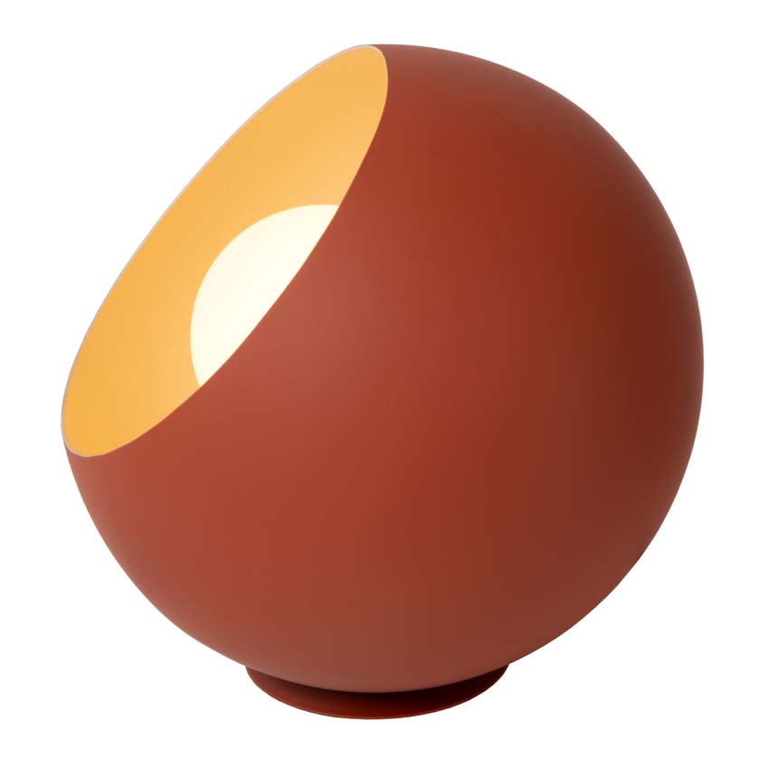 Lucide DOREDOS - Tafellamp - Ø 20 cm - 1xE27 - Terracotta