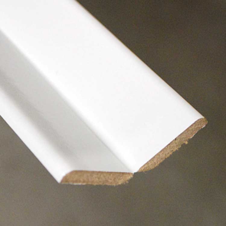 Kniklijst Decohouse edelwit MDF 22x22x2400mm