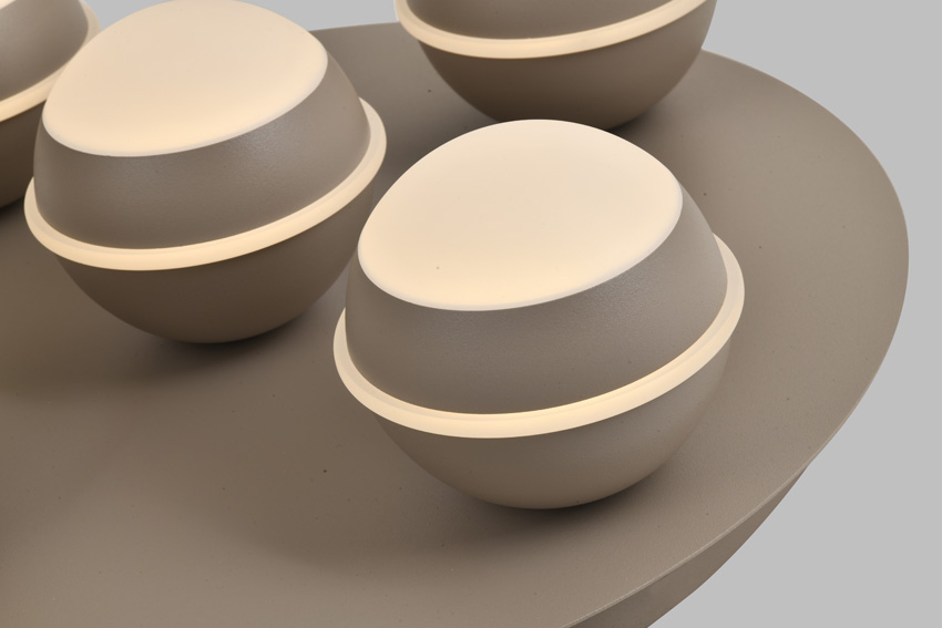 Plafonnier - sable - Ø40cm - dimmable - LED - 1x36W - 3000K
