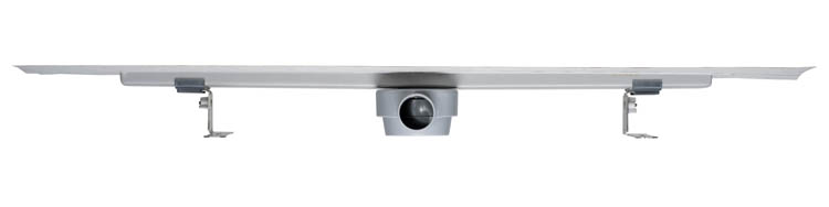 Douchegoot inox grijs 80cm