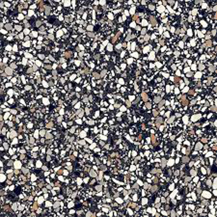 Carrelage de sol et mural Nero à motif noir 20x20cm