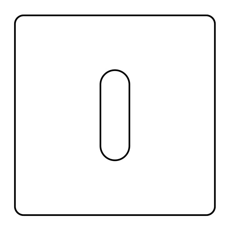 Poignée de porte Lano blanc Rosace set = 2 pièces