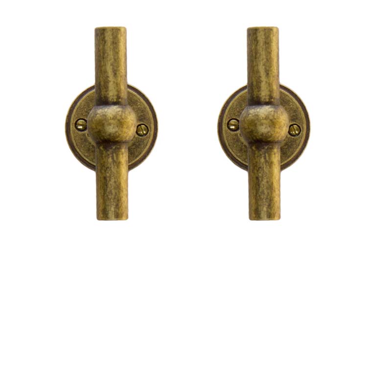 Poignée de porte pro grado T+T vieux jaune sans rosace