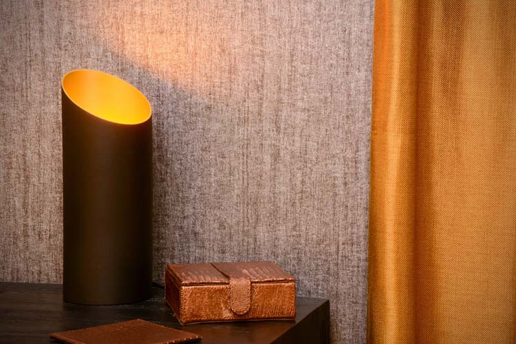 Lampe de table - noir - Ø9,6cm - E27 - 40W