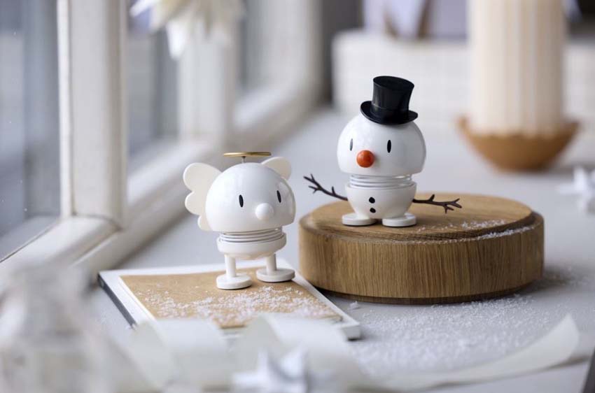 Hoptimist bumble x-mas engel wit S