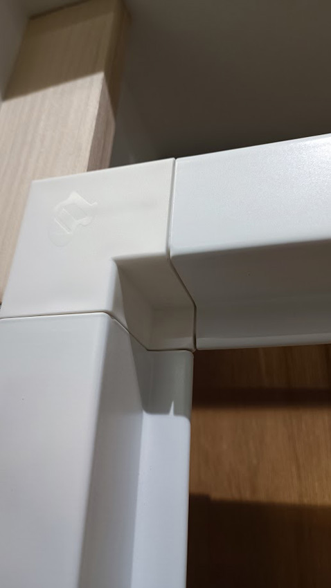 Technische stalen deur wit geïsoleerd 99x204,5cm omkeerbaar