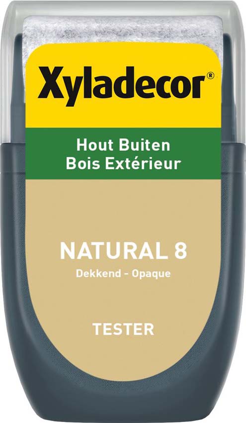 Tester houtbeits Xyladecor natuurlijk effect naturel 08 30ML