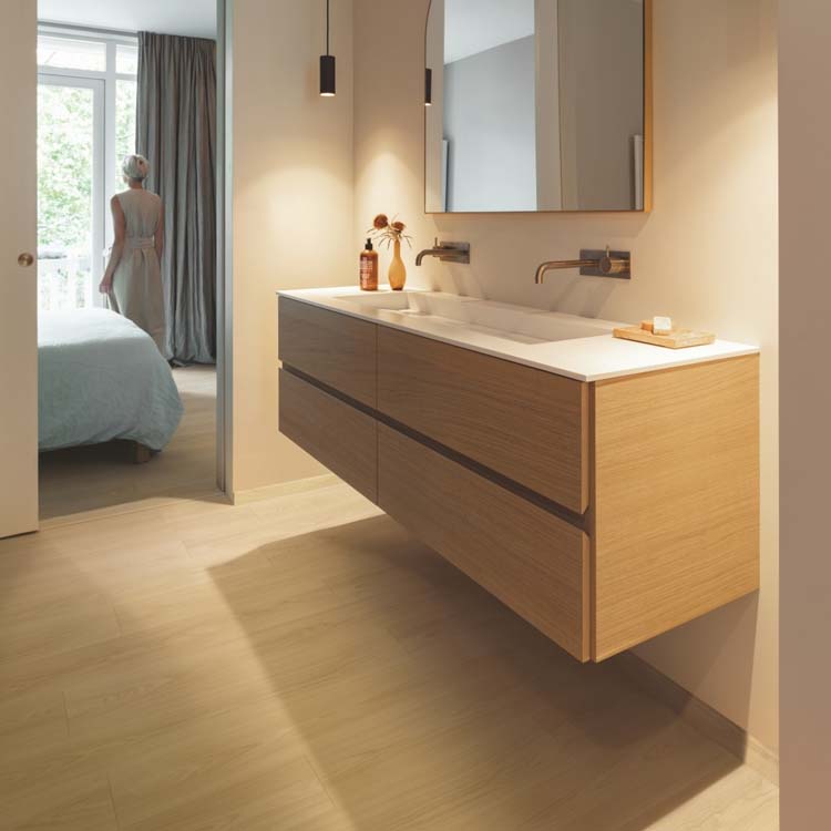 Stratifié Quick-Step Classic 8mm chêne brun biscuit 120x19cm