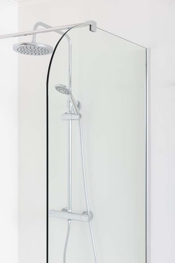 Douchewand Avery klaar glas 87x200cm