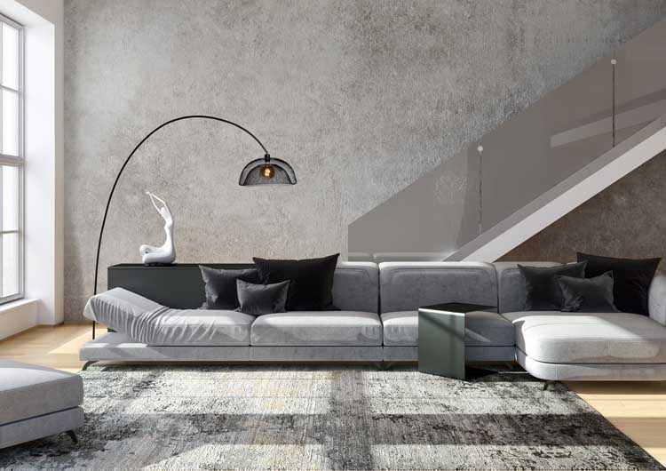 Lucide MESH - Lampadaire - E27 - Noir