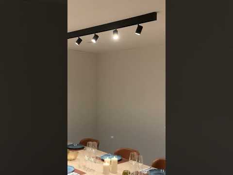 Railverlichting design Béa zwart set 1,8m 5 spots GU10 5x5W Railverlichting design Béa zwart set 1,8m 5 spots GU10 5x5W