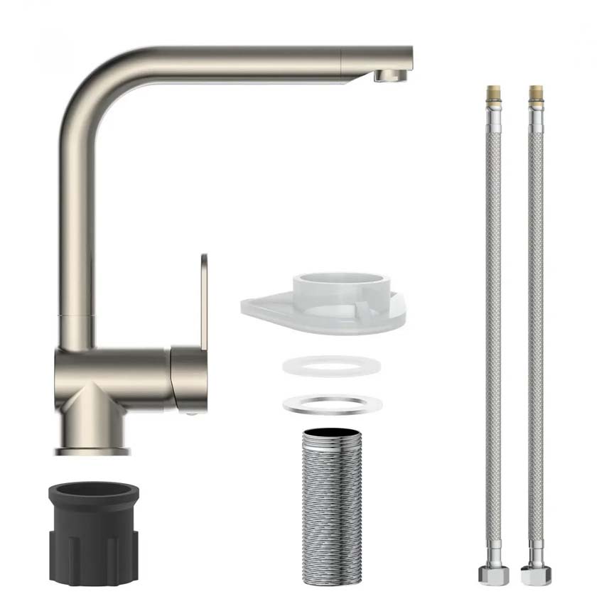 Robinet de cuisine Florence inox