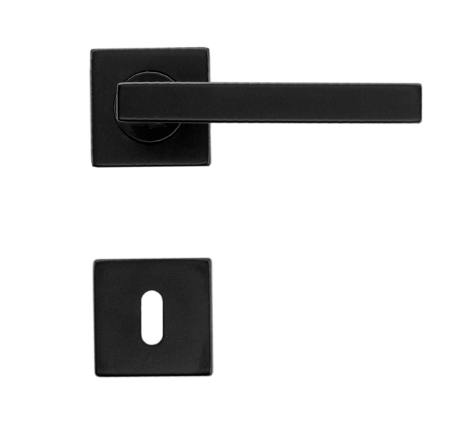 Poignée de porte pro noir Tivoli 12cm