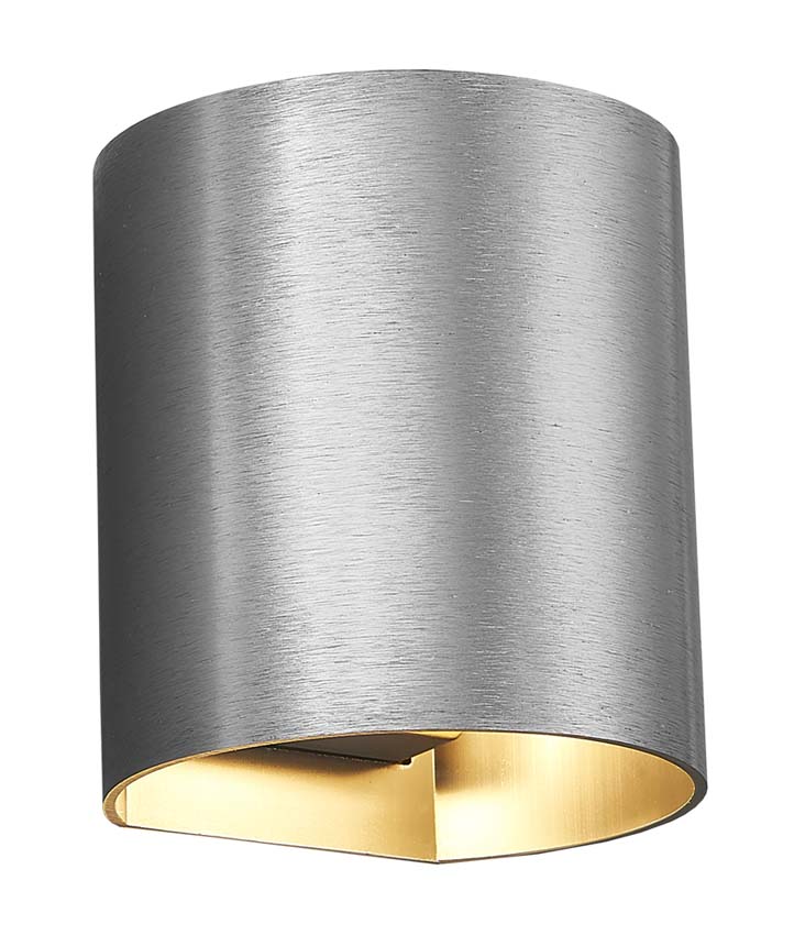 Applique murale - acier brossé - 8,4x9,5x10,5cm - dimmable - G9 - 1x40W