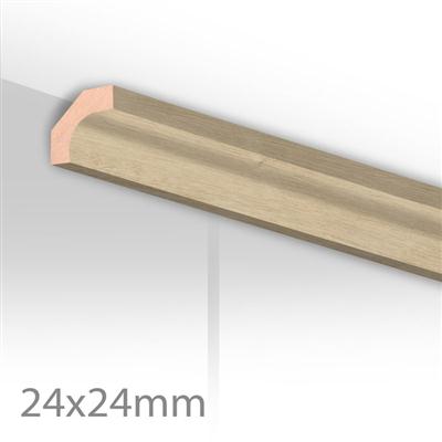 Hollat MDF 24x24x2600 mm- Pure eik 