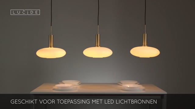 SINGALA - Hanglamp - 3xE27 - Mat Goud - Messing SINGALA - Hanglamp - 3xE27 - Mat Goud - Messing