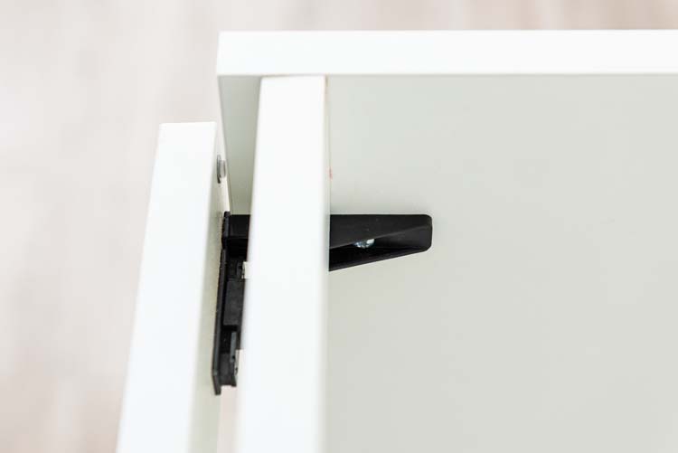 Armoire de cuisine Plenti meuble bas pour four blanche 60x78cm