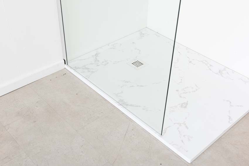 Douchewand Avery afgerond 97x200cm