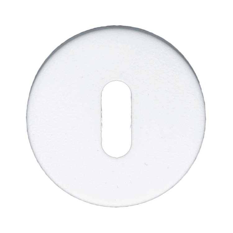 Entrée de clé pro rond blanc