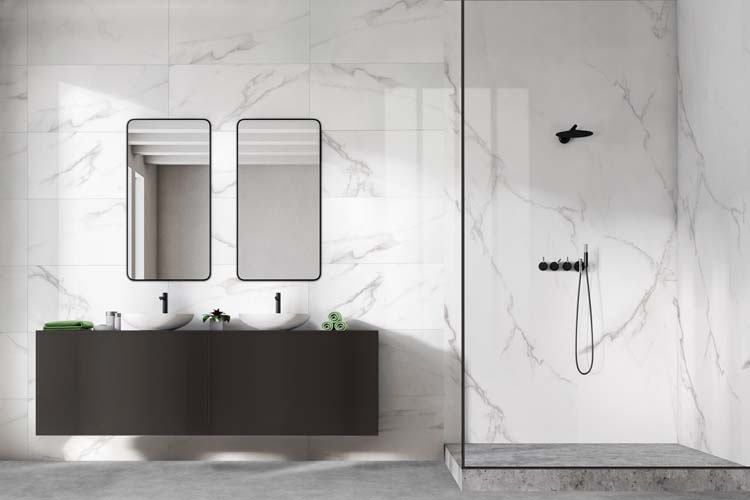 Dumawall XL wandpaneel PVC 900x2600mm - Trapani Gloss