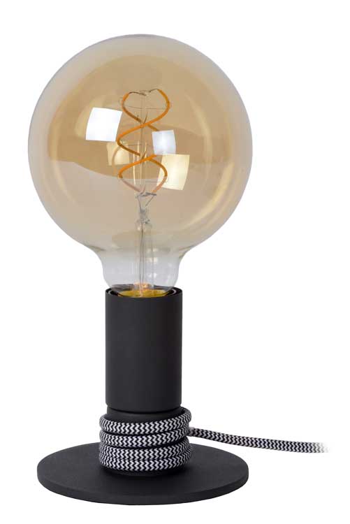 Lucide MARIT - Lampe de table - E27 - Noir