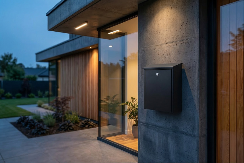 Brievenbus Ada zwart