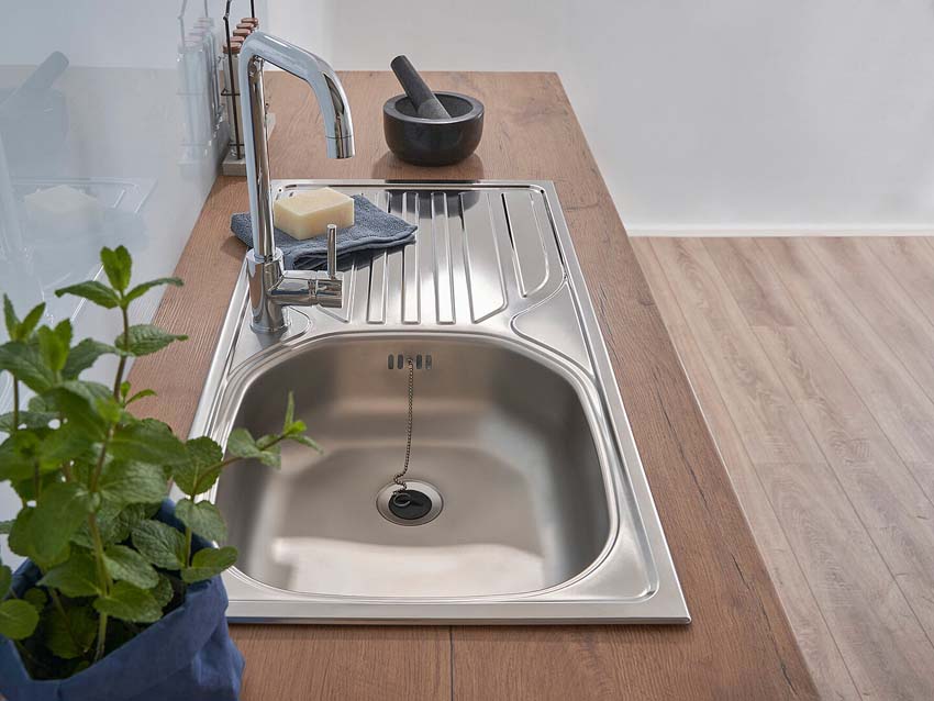 Spoelbak Ned inox 86x50cm