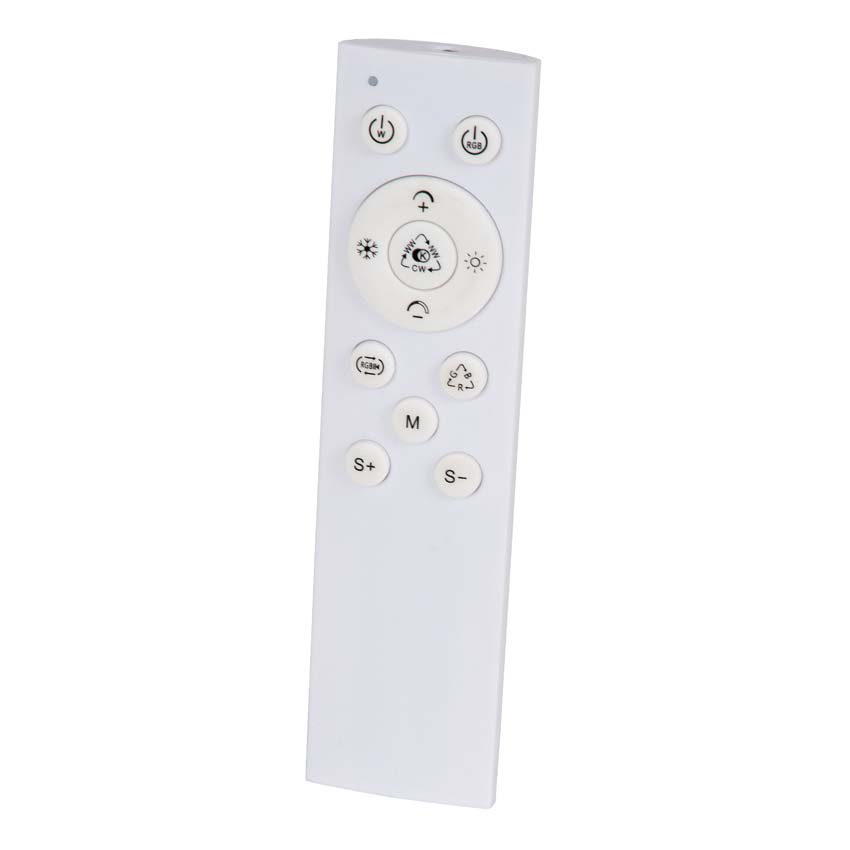 Lucide Castor - Plafonnier - Ø32cm - LED dimmable - CCT - 1x20W 2700K/6500K - RGB - Opalin