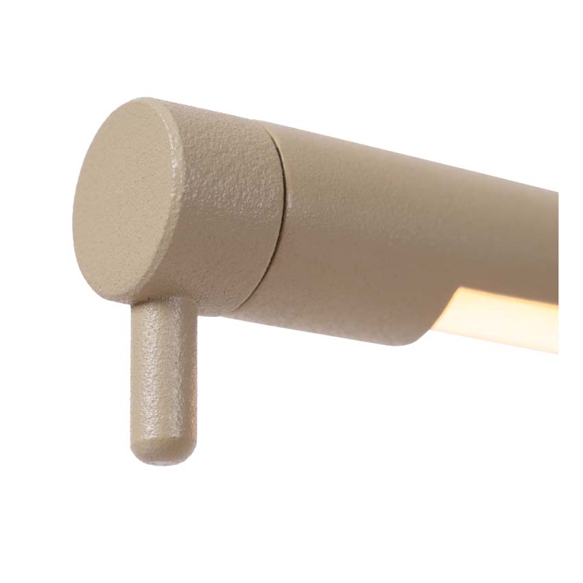 Lucide MADISON - Bureaulamp - LED Dim to warm - 1x6,5W 2600K/2800K - Taupe