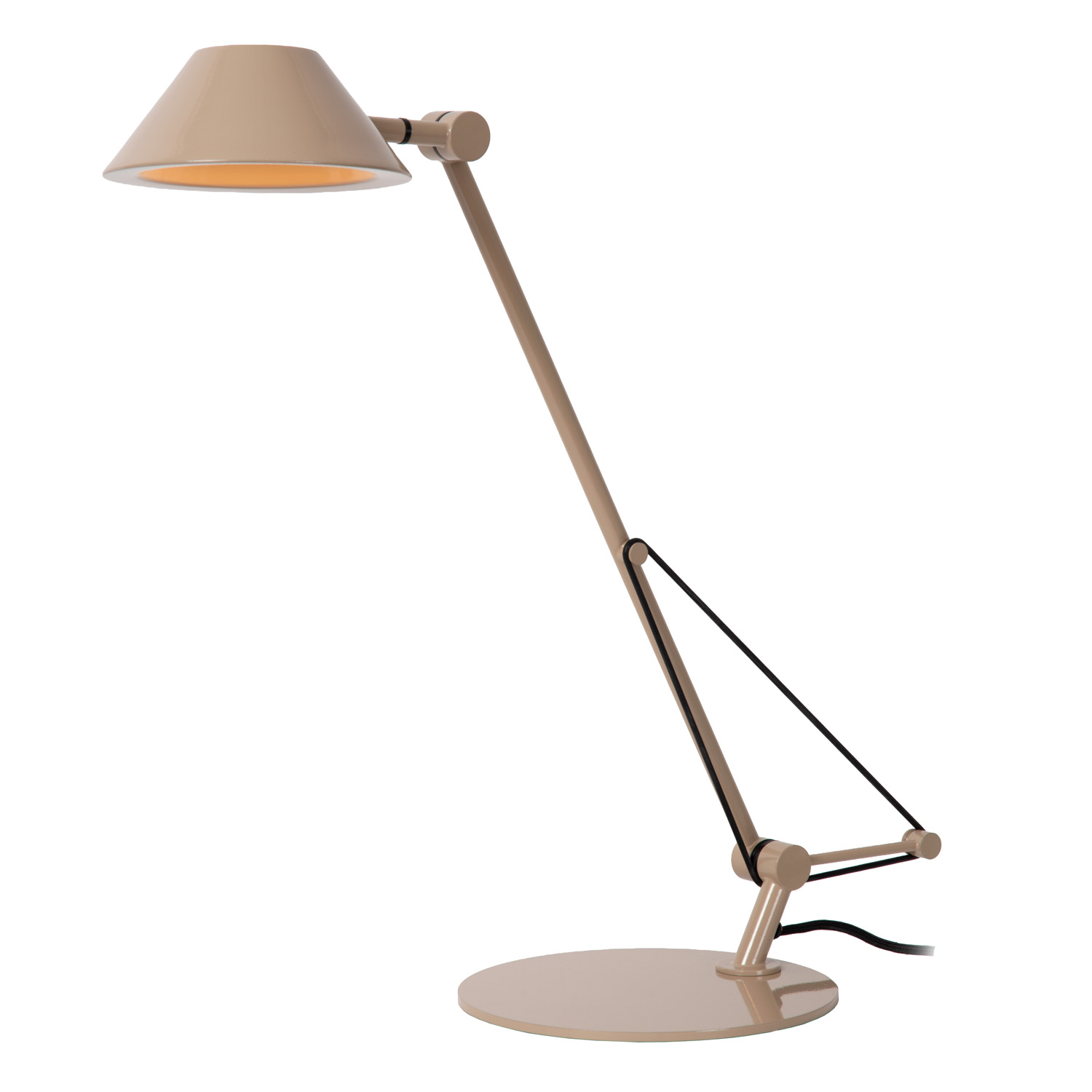 Lampe de bureau - LED - 1X8W 3000K - Taupe