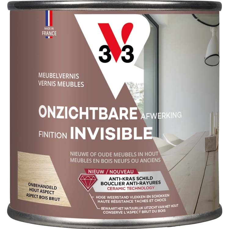 V33 onbehandeld hout effect meubel 0,25L